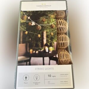 Threshold new in box String Lights